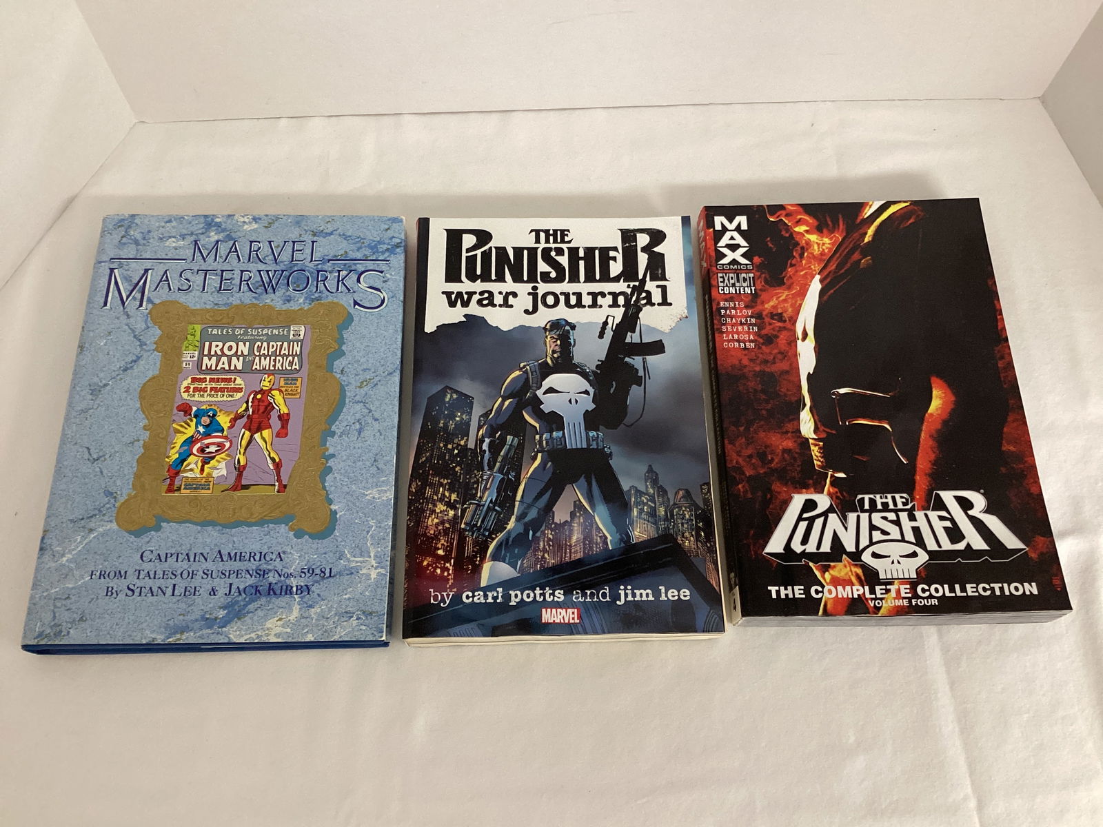 Punisher and Marvel Masterworks Graphic Novels: .