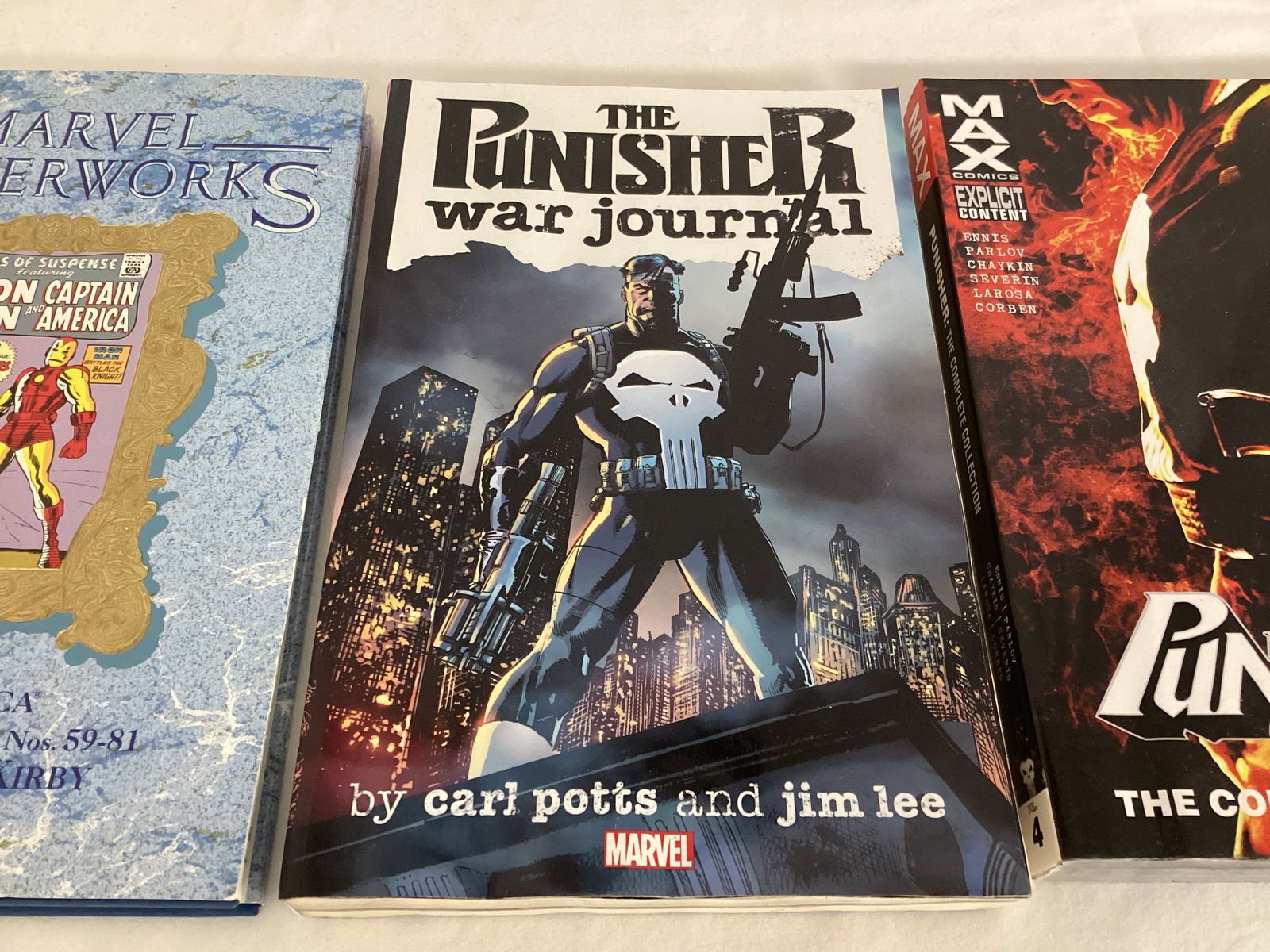 Punisher and Marvel Masterworks Graphic Novels - 3