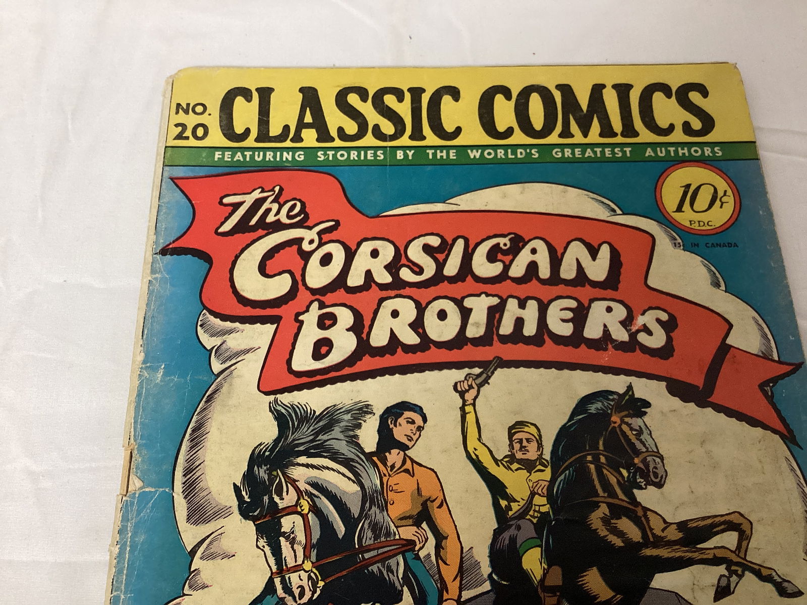 Classic Comics 20 Corsican Brothers Comic Book - 2