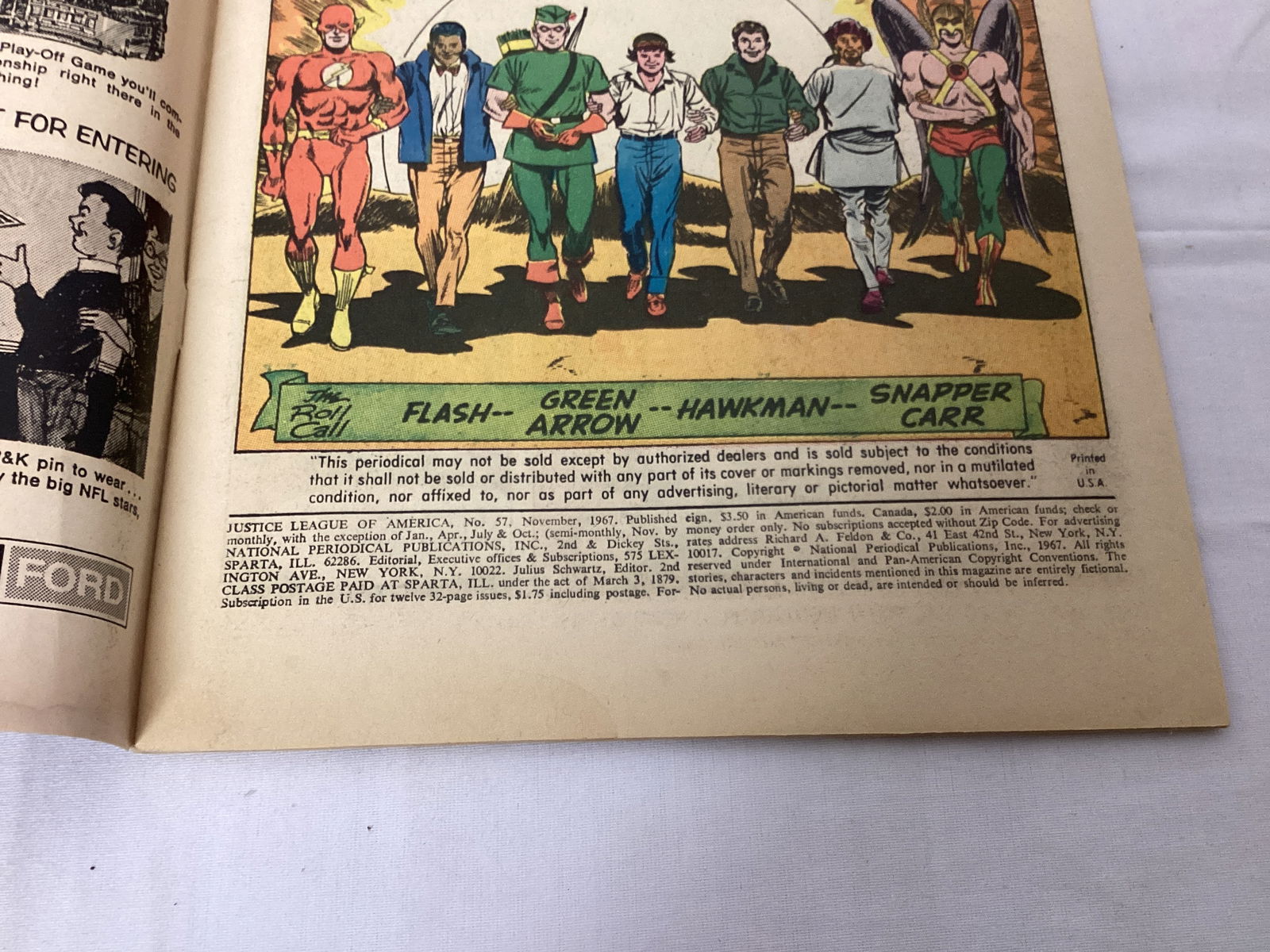 Justice League of America 57 DC Comic Book - 7