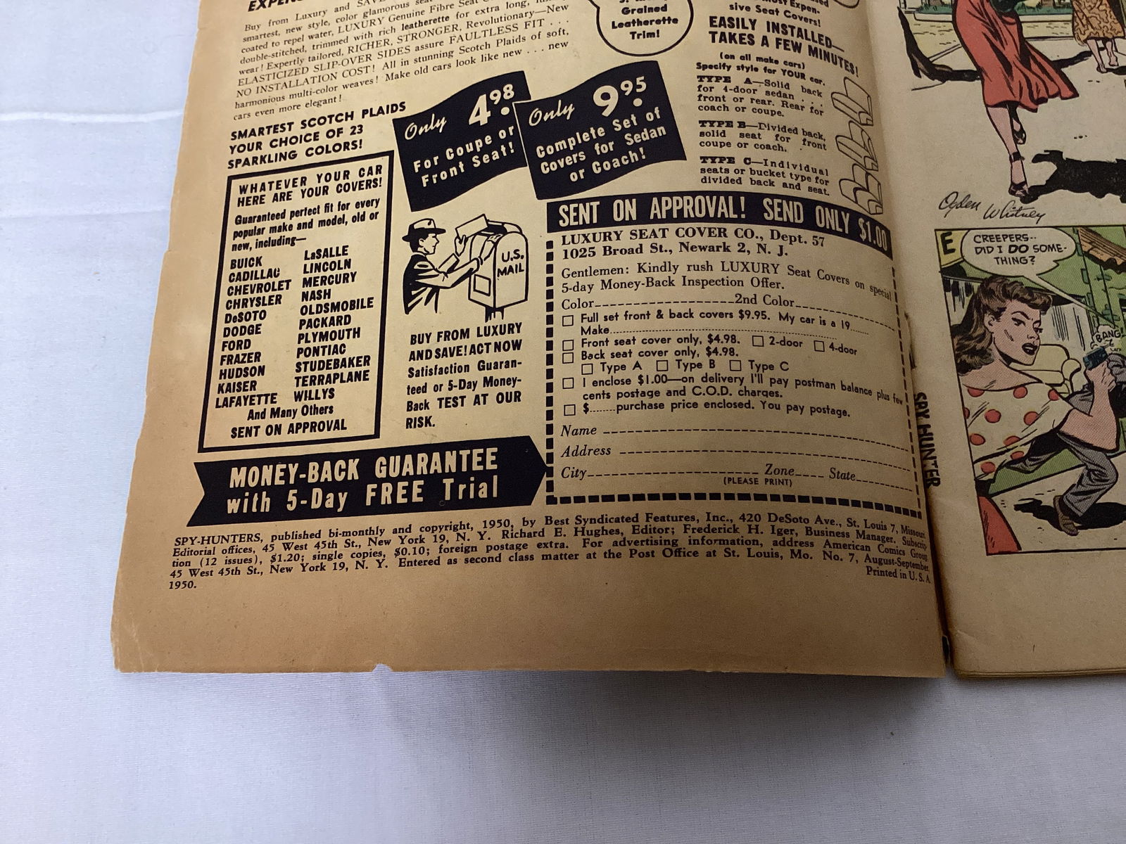 Spy Hunters 7 ACG Comic Book - 7