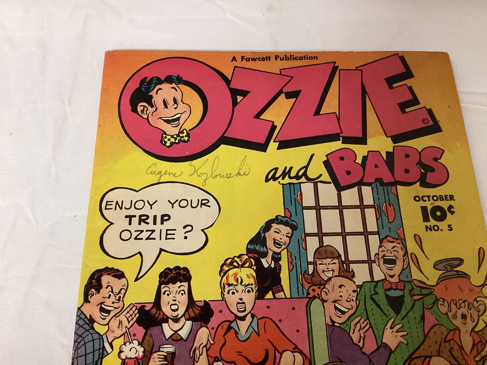 Ozzie and Babs 5 Fawcett Comic Book - 2
