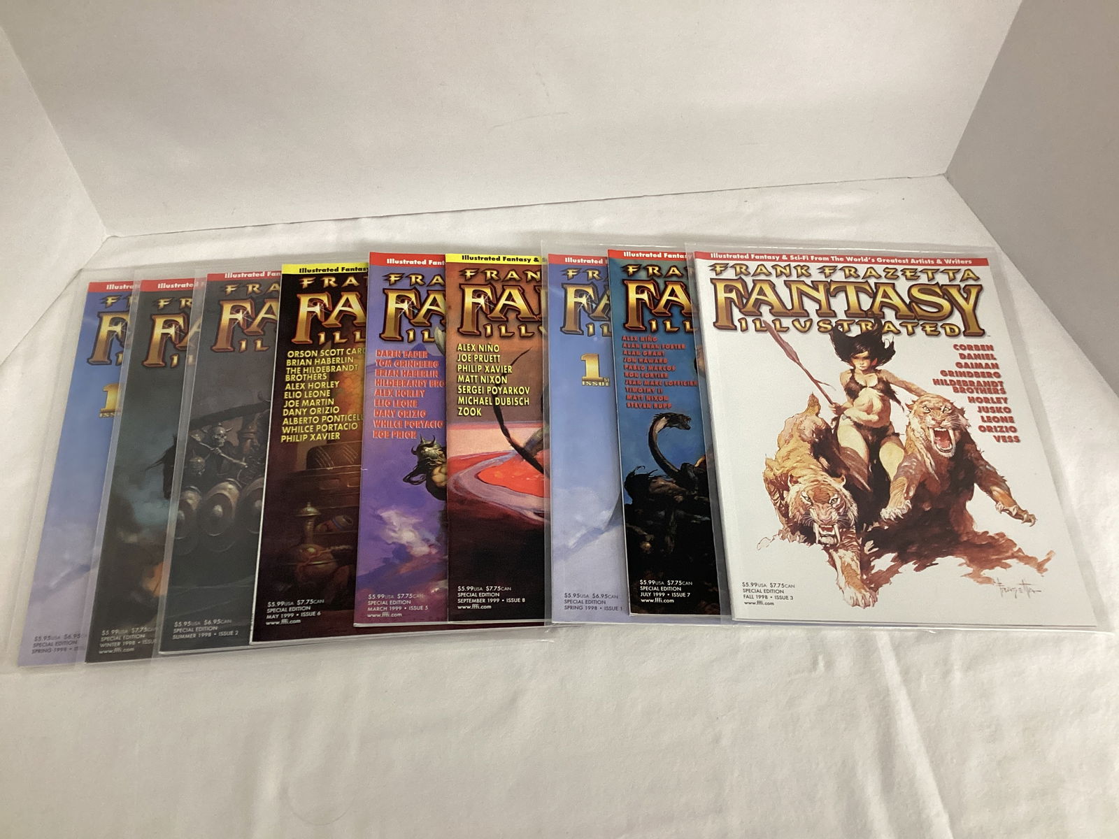 Frank Frazetta Fantasy Illustrated Magazines: . 