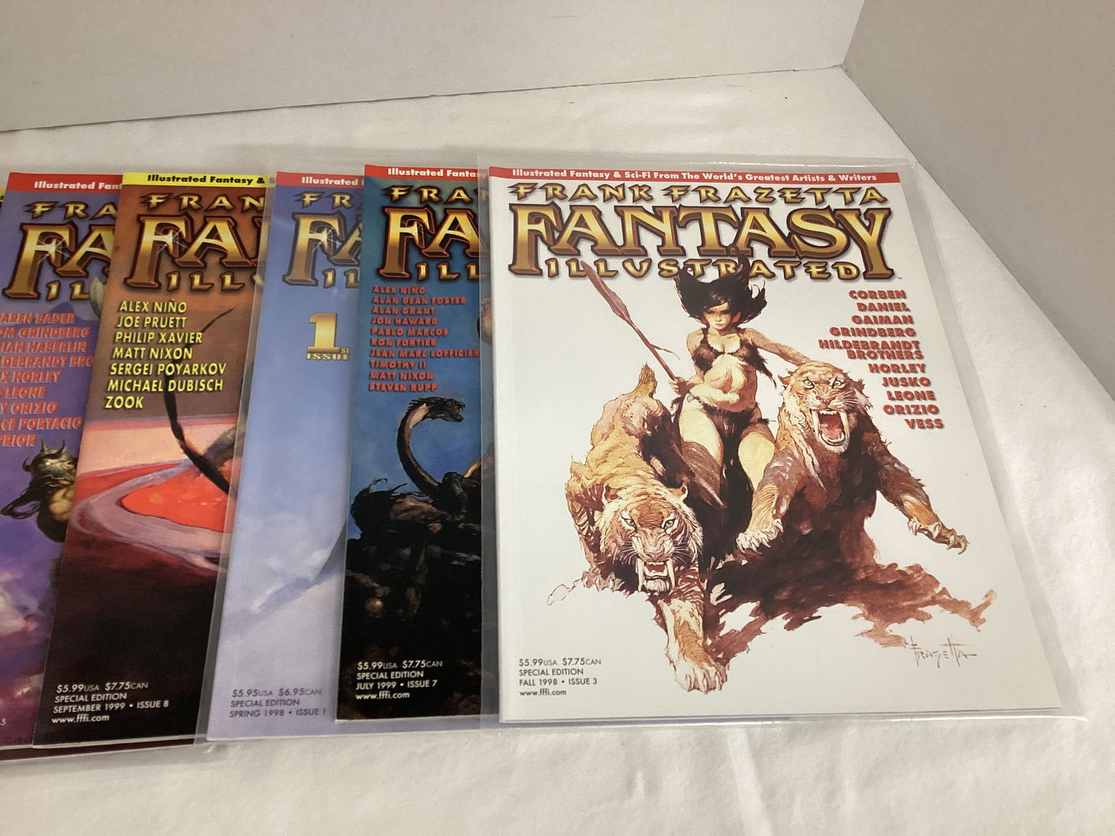 Frank Frazetta Fantasy Illustrated Magazines - 2