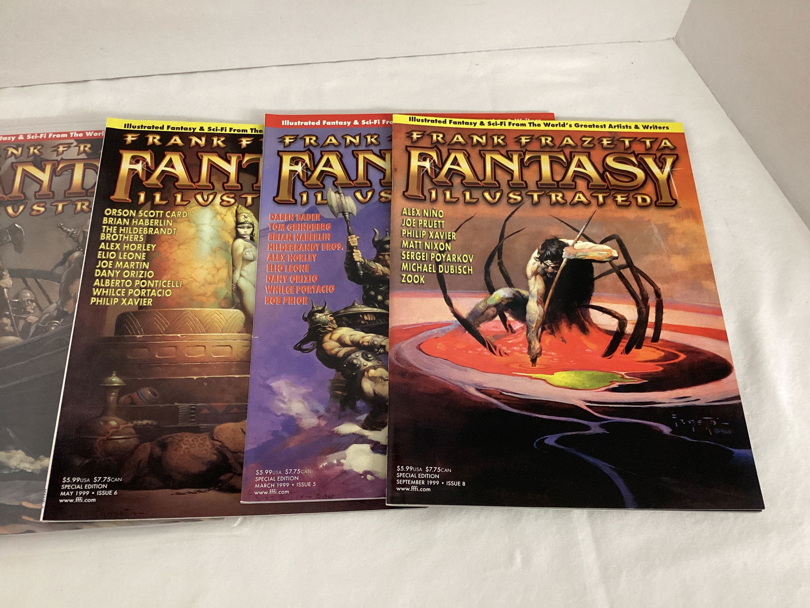 Frank Frazetta Fantasy Illustrated Magazines - 3