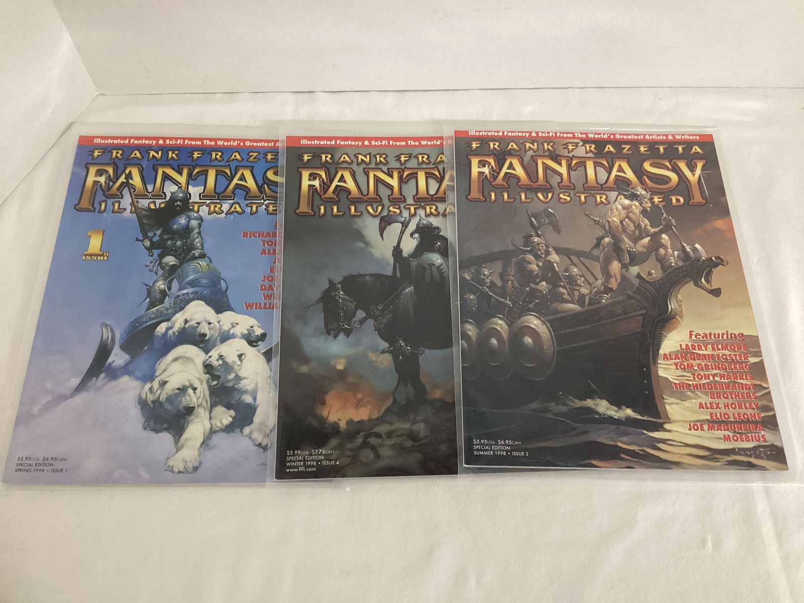 Frank Frazetta Fantasy Illustrated Magazines - 4