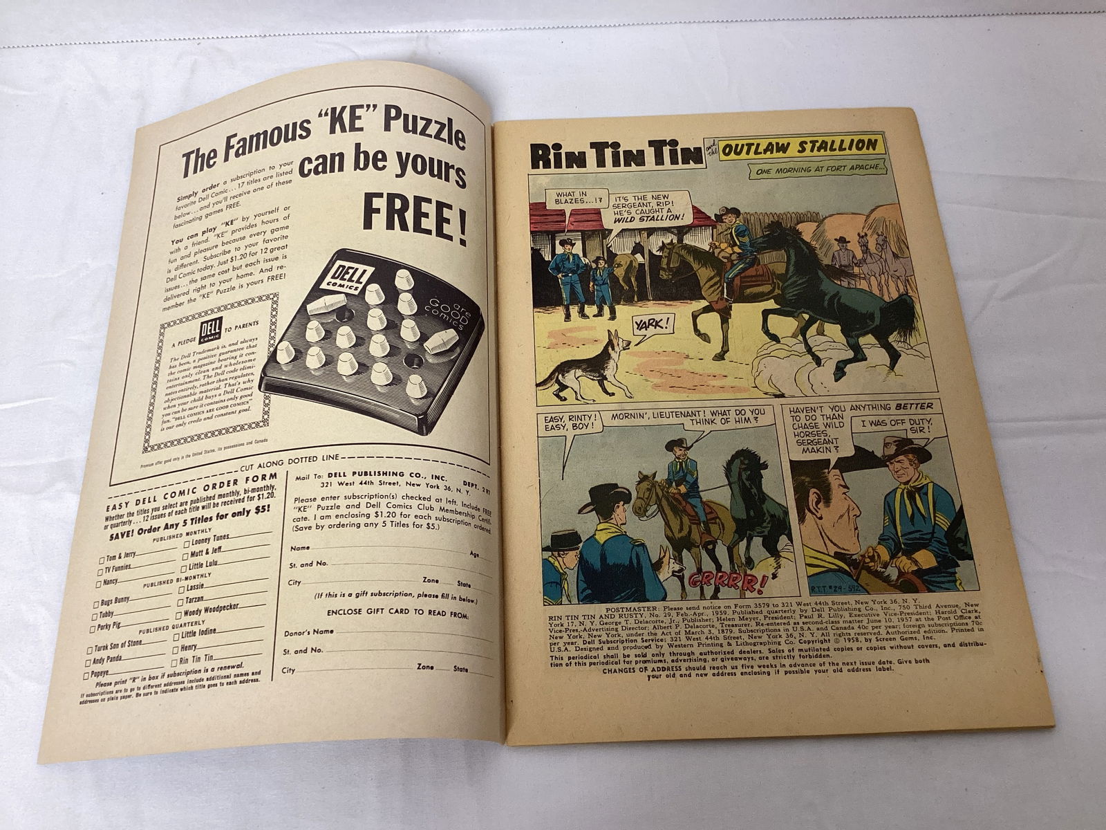 Rin Tin Tin and Rusty 29 Dell Comic Book - 6