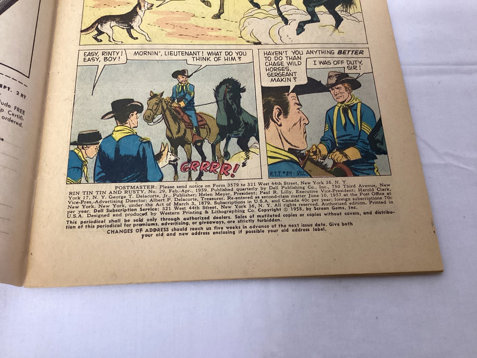 Rin Tin Tin and Rusty 29 Dell Comic Book - 7