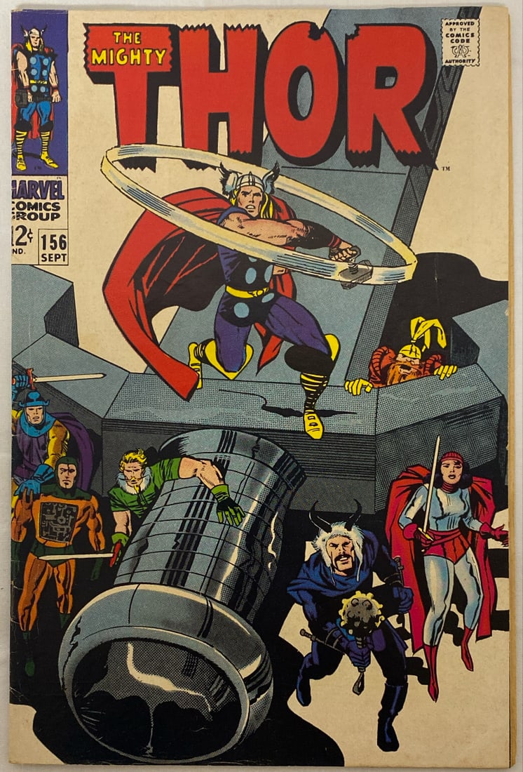 The Mighty Thor 156 Marvel Comic Book (1 of 8)