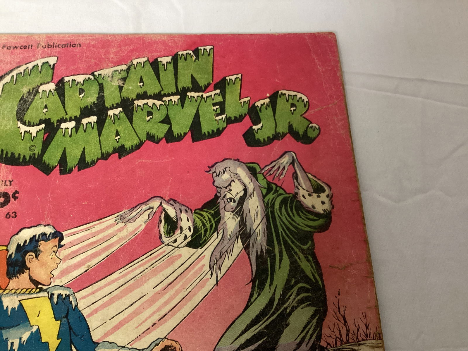 Captain Marvel Jr 63 Fawcett Comic Book - 3