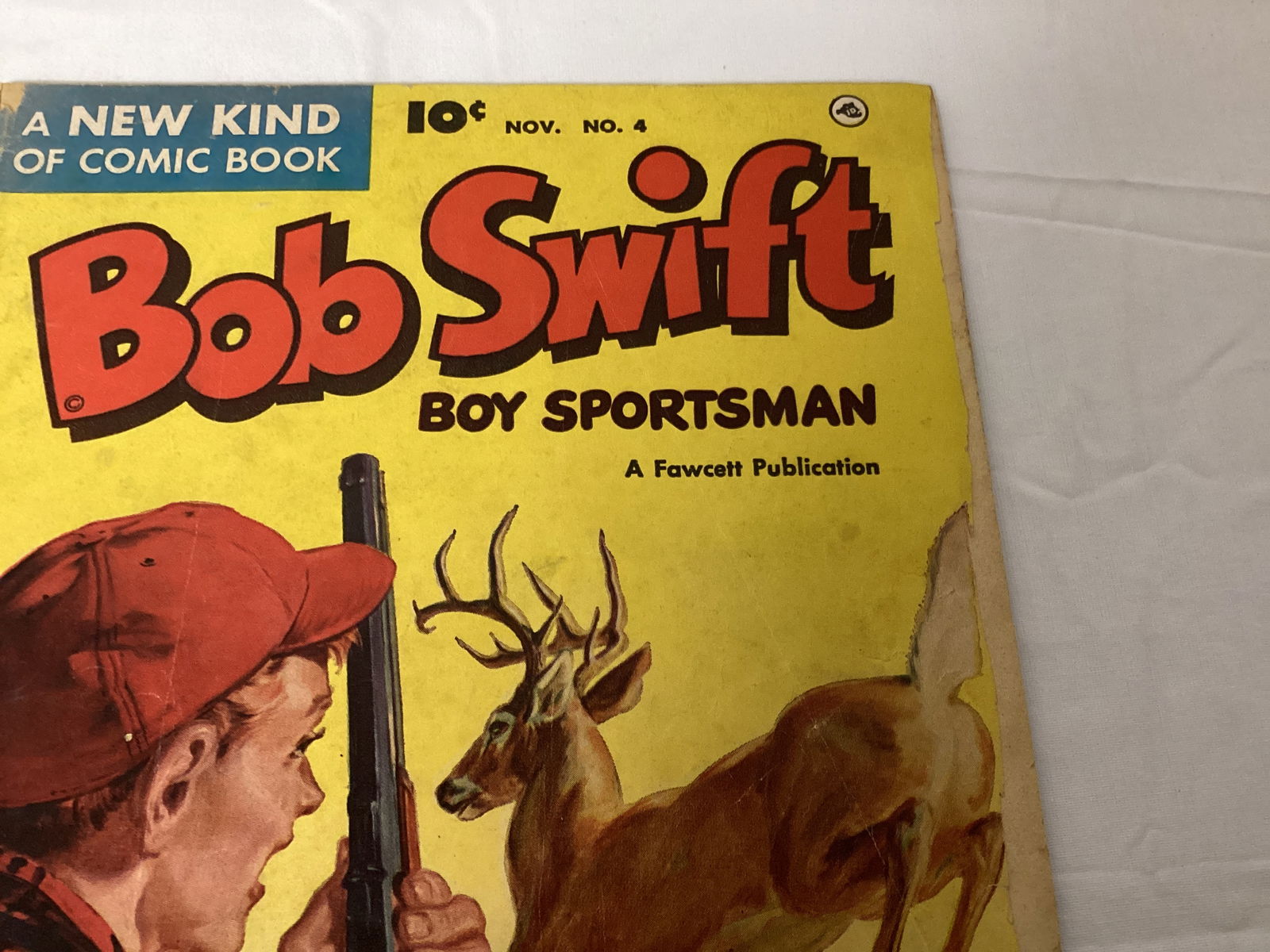 Bob Swift Boy Sportsman 4 Fawcett Comic Book - 3