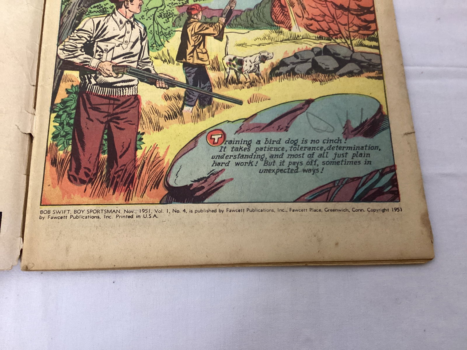 Bob Swift Boy Sportsman 4 Fawcett Comic Book - 7