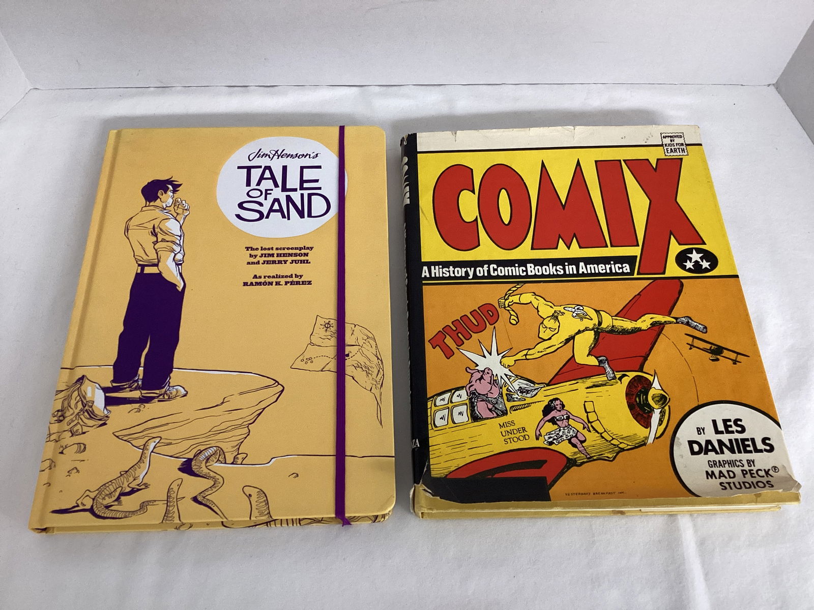 Comic Book History Book and Jim Henson Graphic Novel: . 