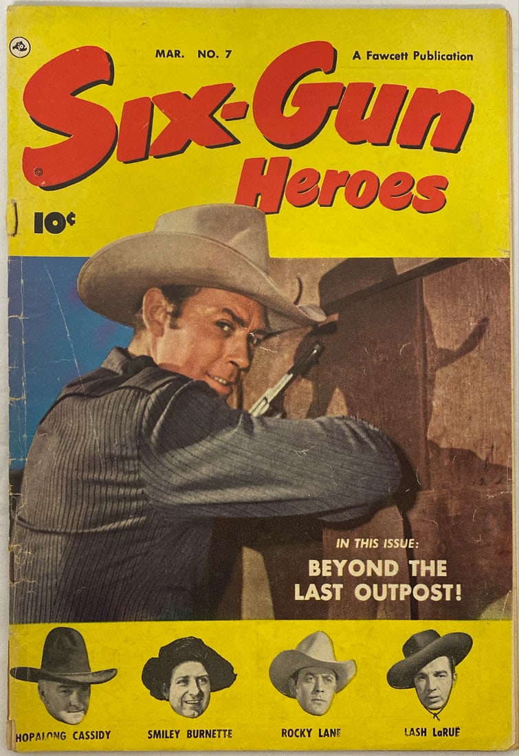 Six-Gun Heroes 7 Fawcett Western Comic Book (1 of 8)