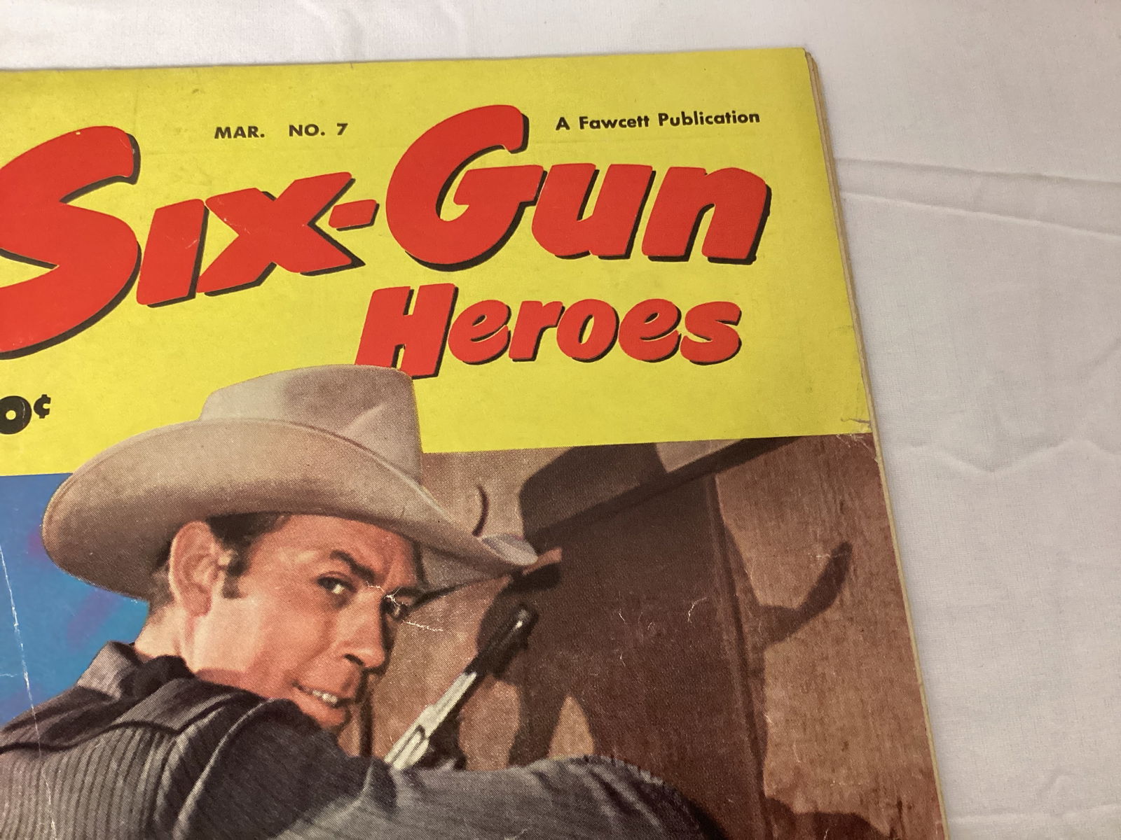 Six-Gun Heroes 7 Fawcett Western Comic Book - 3