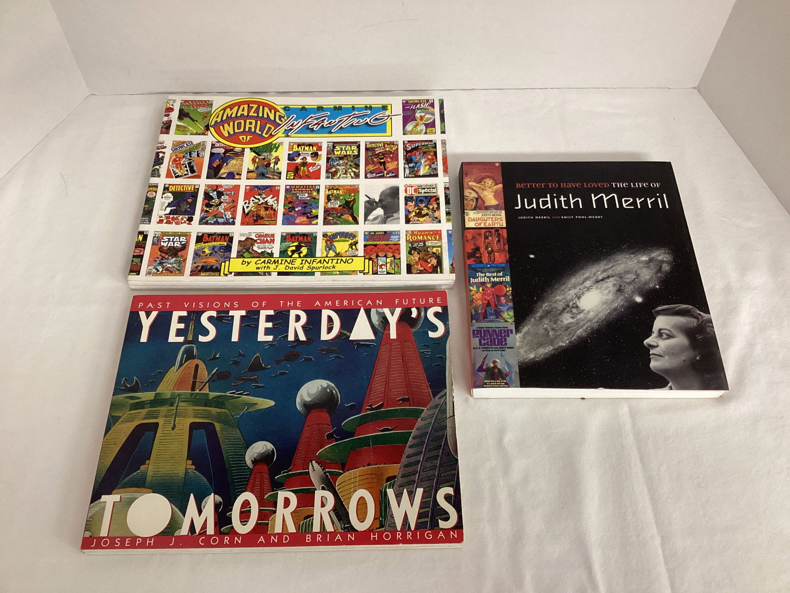 Three Comic Book Artist and Writer Books: .