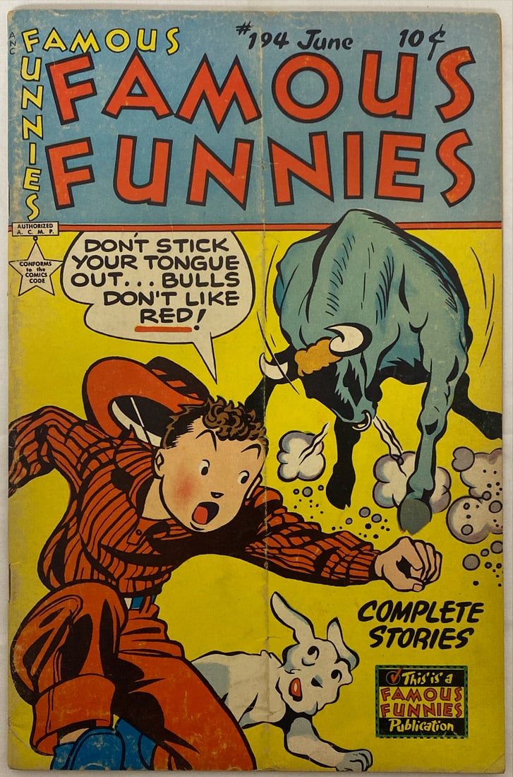 Famous Funnies 194 Comic Book (1 of 8)