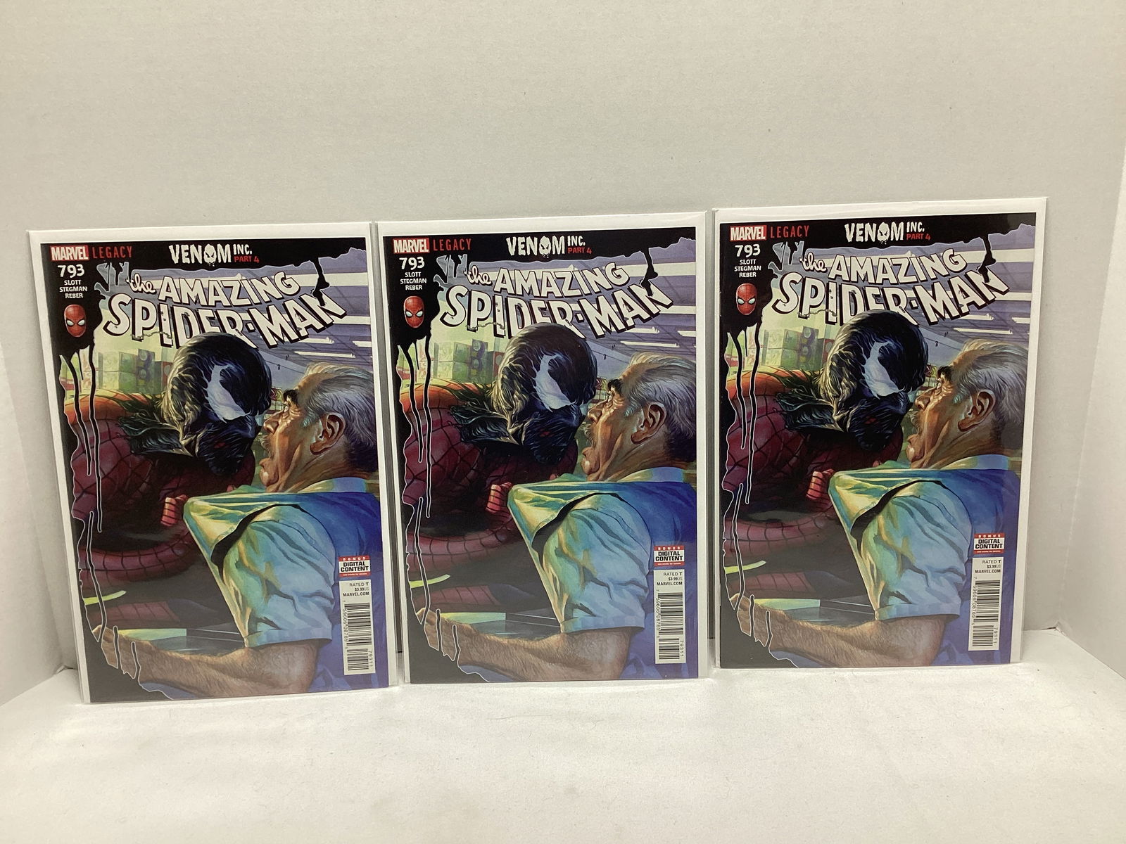 Three Amazing Spider-Man 793 Marvel Comic Books (1 of 4)