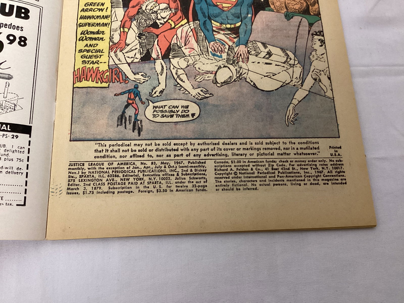 Justice League of America 53 DC Comic Book - 7