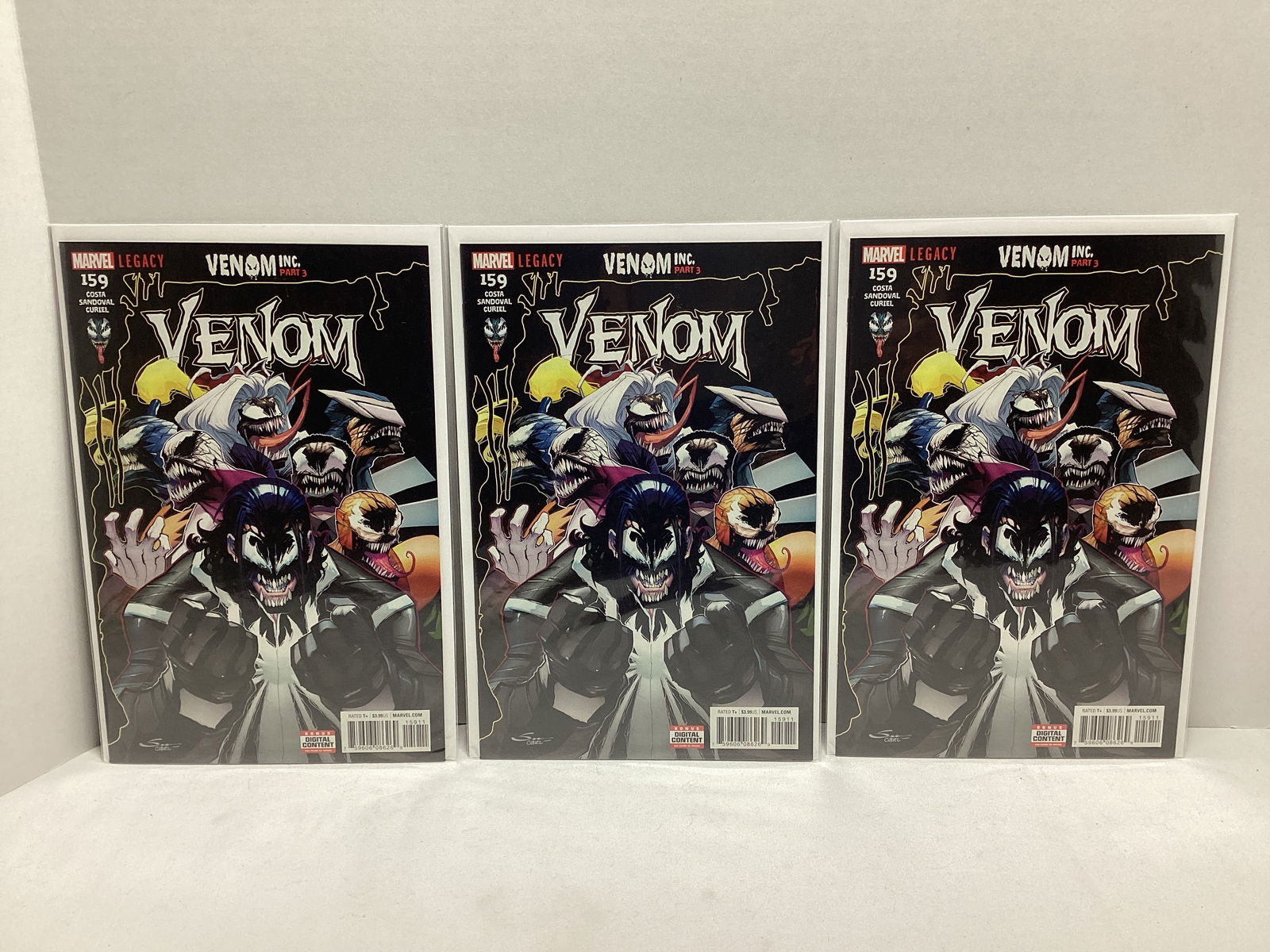 Three Venom 159 Marvel Comic Books (1 of 4)