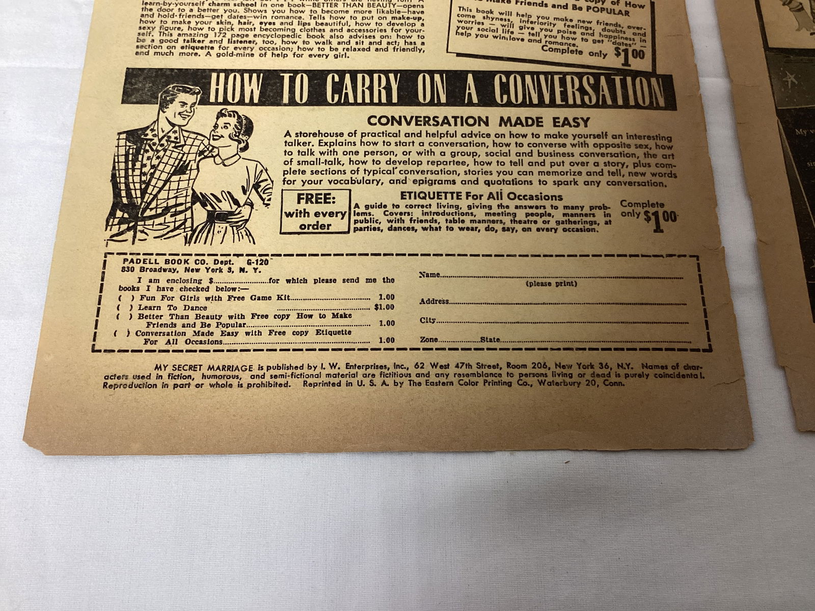 My Secret Marriage 9 Superior Comic Book - 7