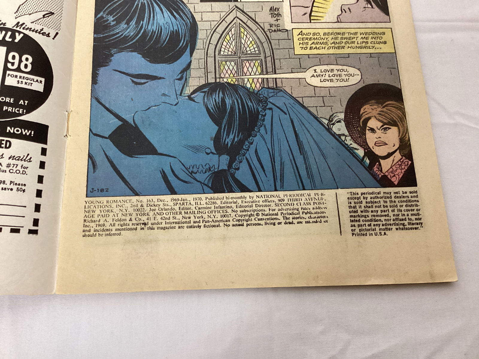 Young Romance 163 DC Comic Book - 7