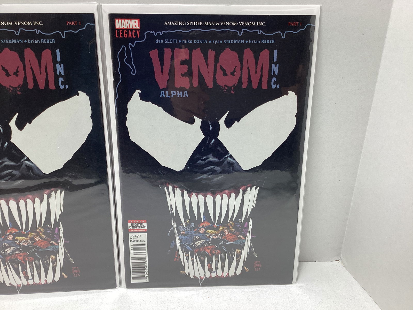 Three Venom Inc. Alpha 1 Marvel Comic Books - 4