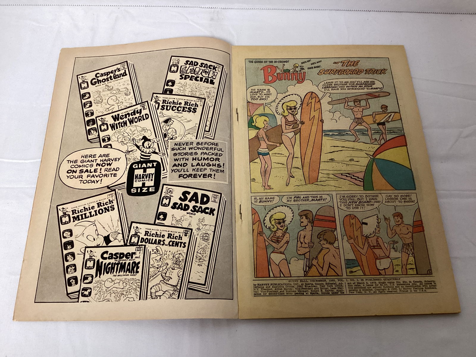 Bunny 1 Harvey Comic Book - 6