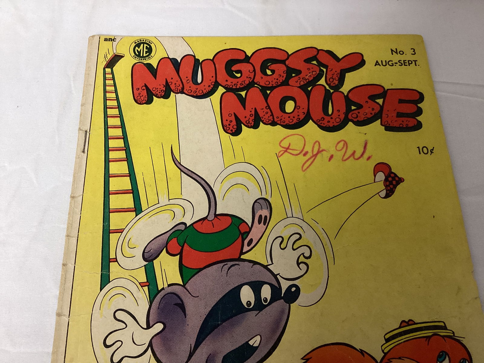 Muggsy Mouse 3 Magazine Enterprises Comic Book - 2