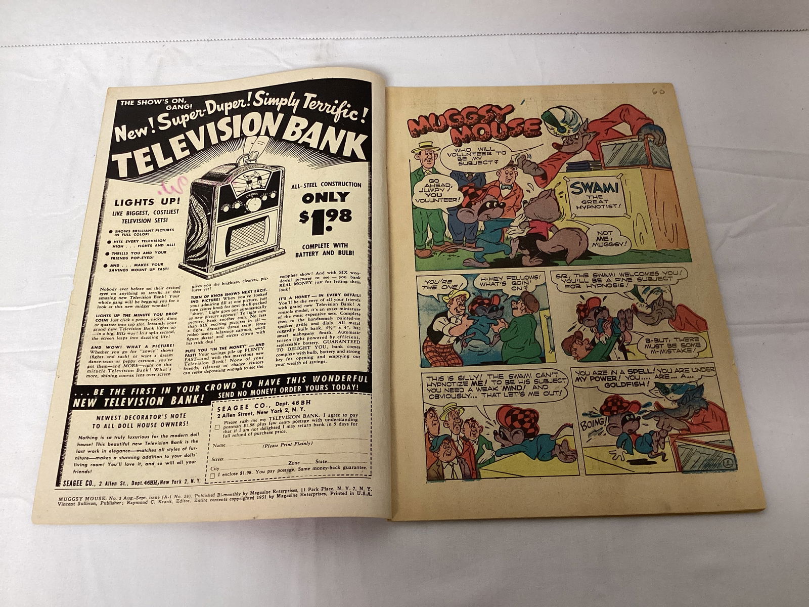 Muggsy Mouse 3 Magazine Enterprises Comic Book - 6