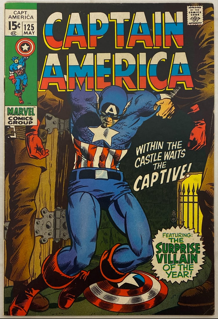 Captain America 125 Marvel Comic Book (1 of 8)