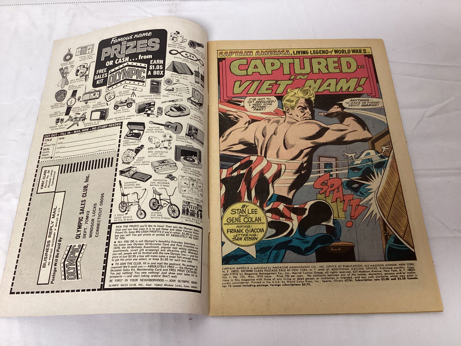 Captain America 125 Marvel Comic Book - 6