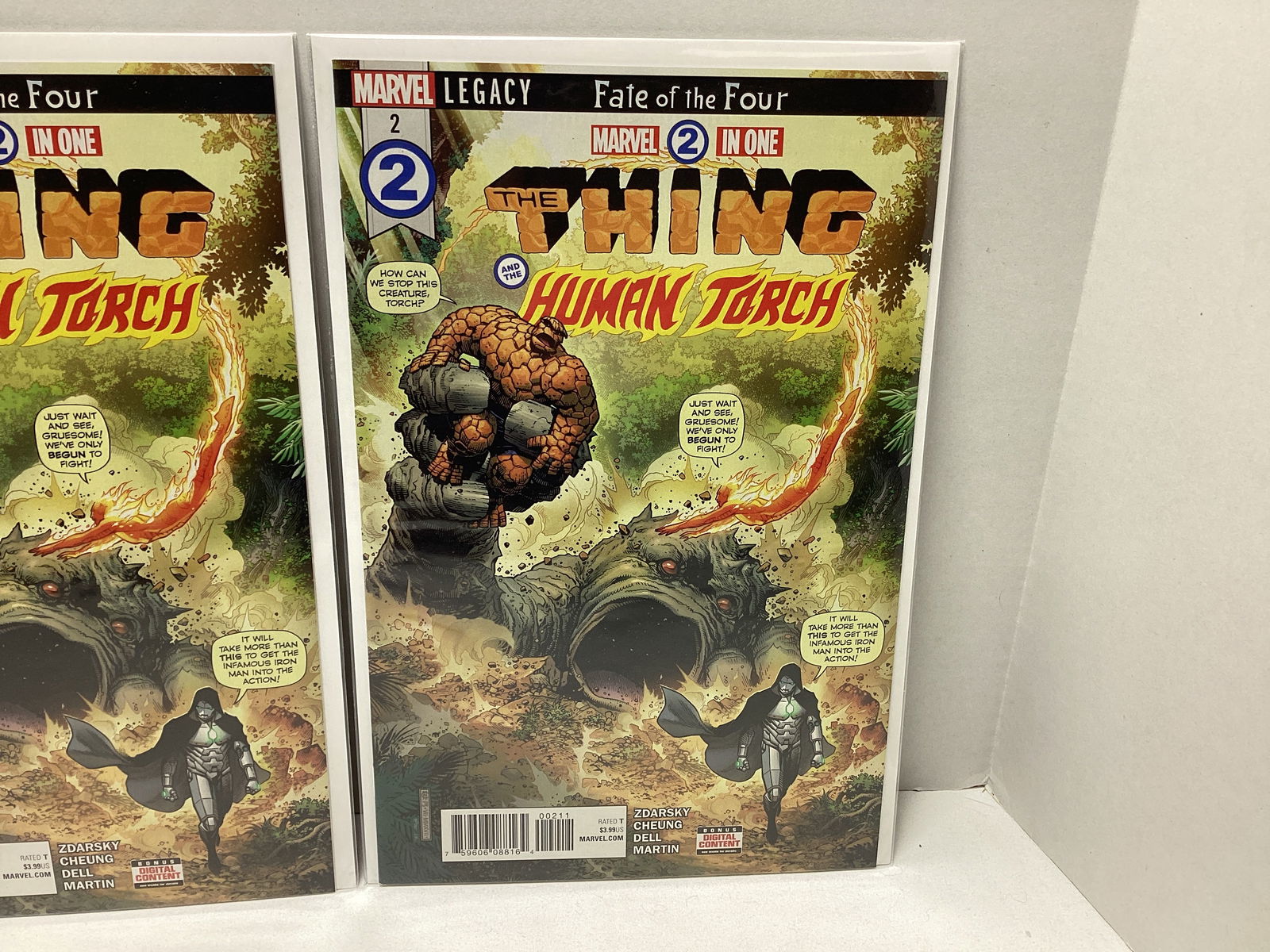Three The Thing and Human Torch 2 Marvel Comic Books - 4