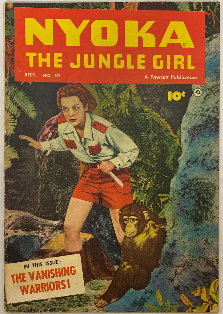 Nyoka the Jungle Girl 59 Fawcett Comic Book: 1951, Please preview and see all photos for condition