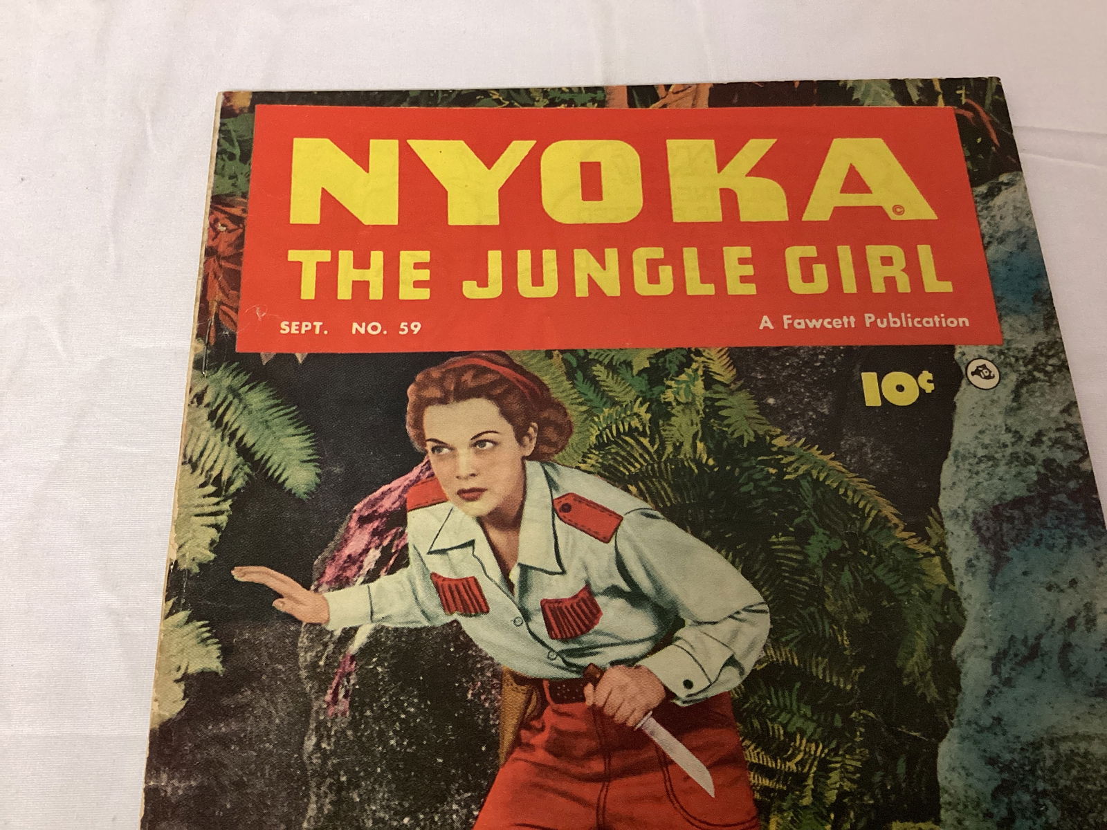 Nyoka the Jungle Girl 59 Fawcett Comic Book - 2