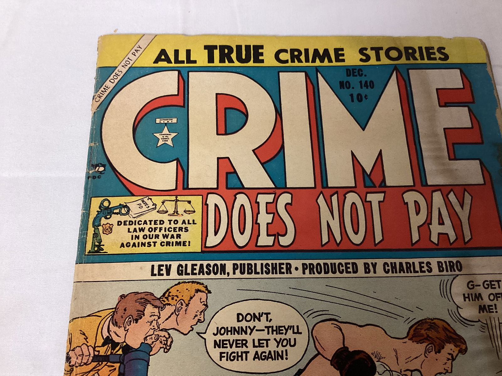 Crime Does Not Pay 140 Lev Gleason Comic Book - 2