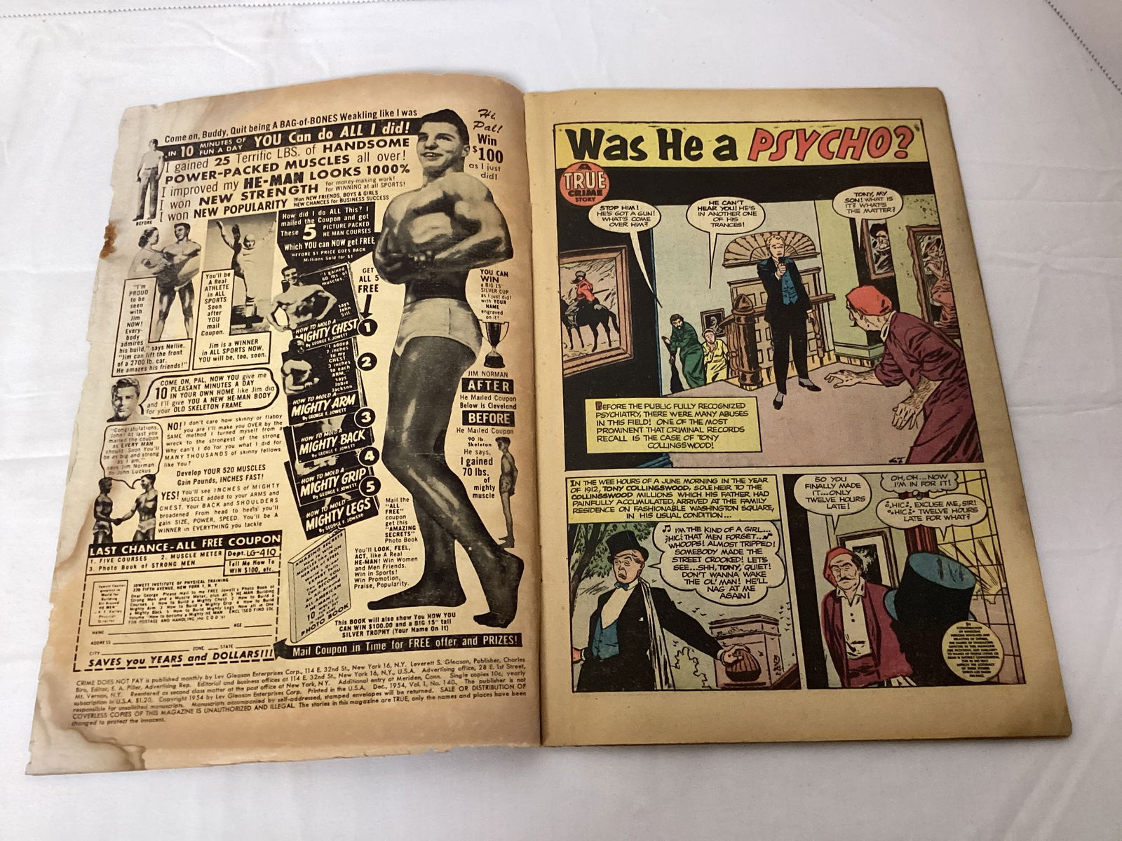 Crime Does Not Pay 140 Lev Gleason Comic Book - 6