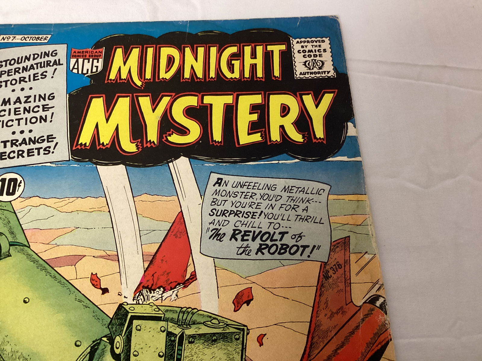 Midnight Mystery 7 ACG Comic Book - 3