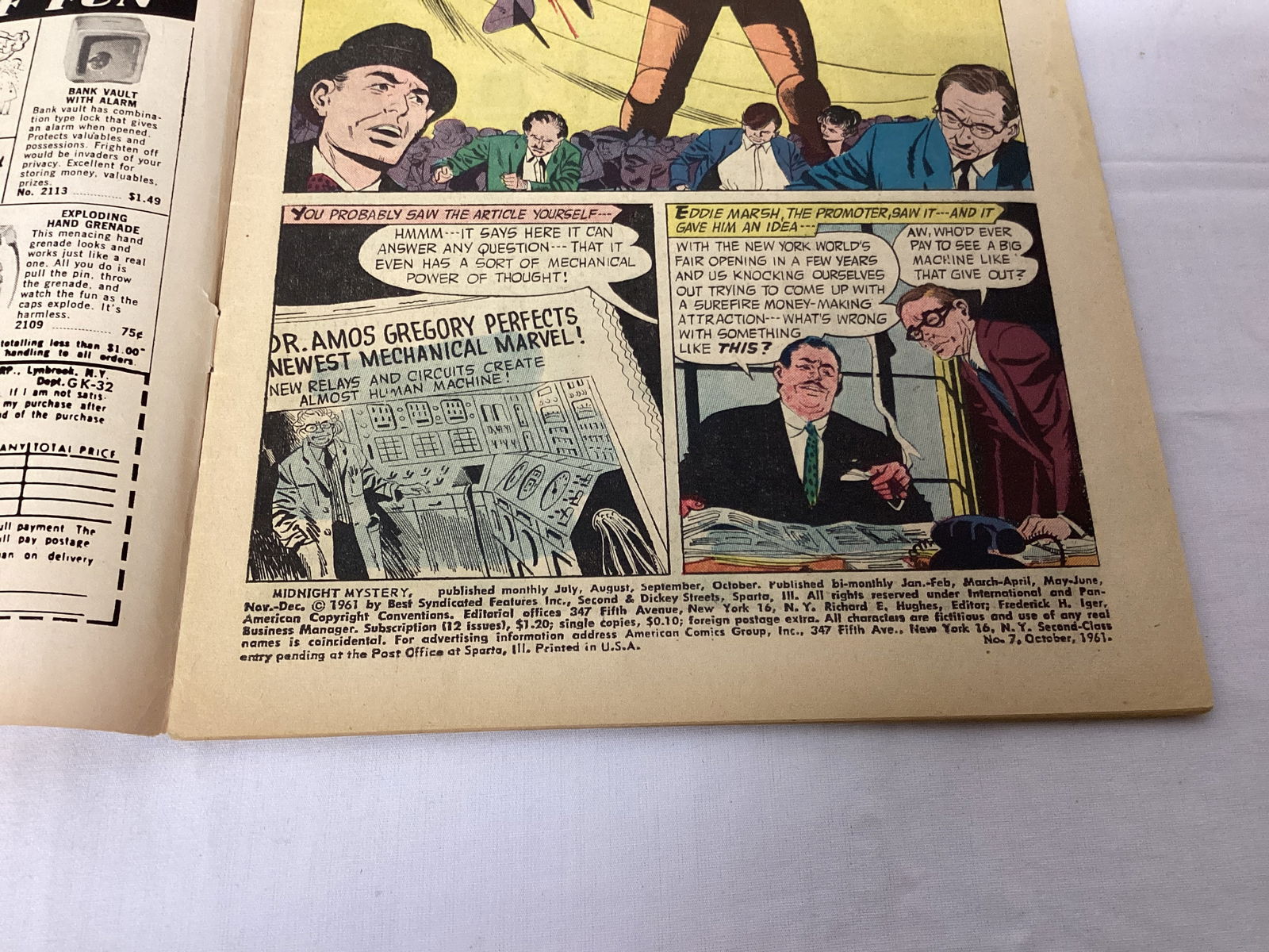 Midnight Mystery 7 ACG Comic Book - 7