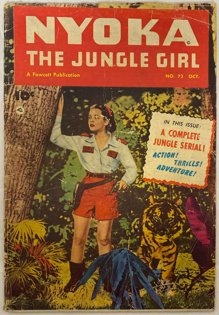Nyoka the Jungle Girl 72 Fawcett Comic Book: 1952, Please preview and see all photos for condition