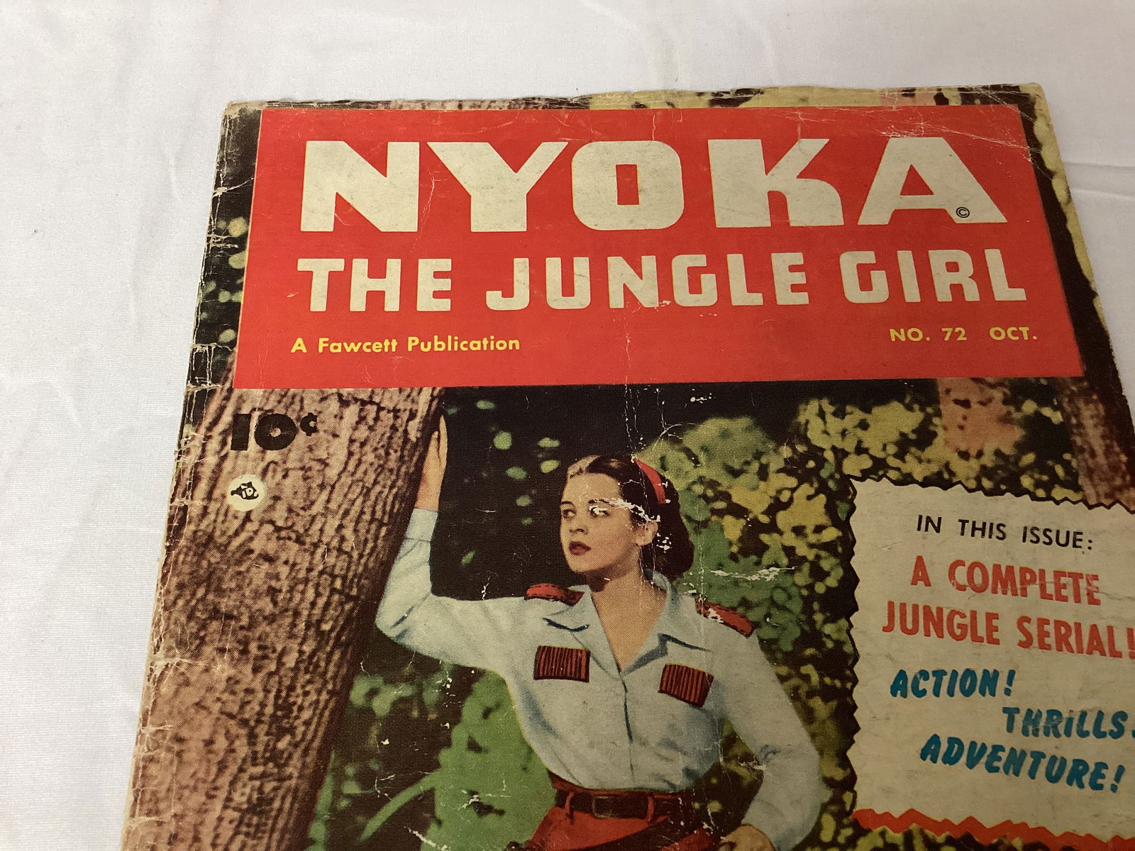 Nyoka the Jungle Girl 72 Fawcett Comic Book - 2