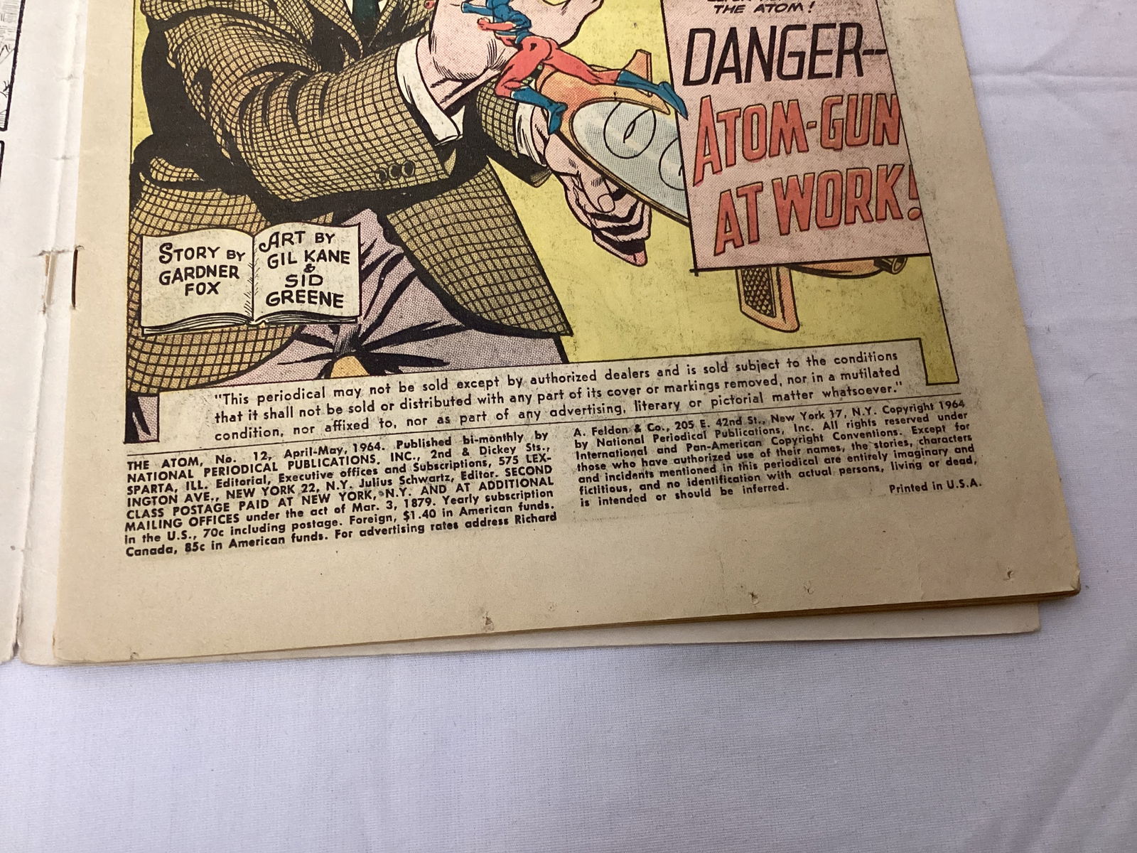 The Atom 12 DC Comic Book - 7