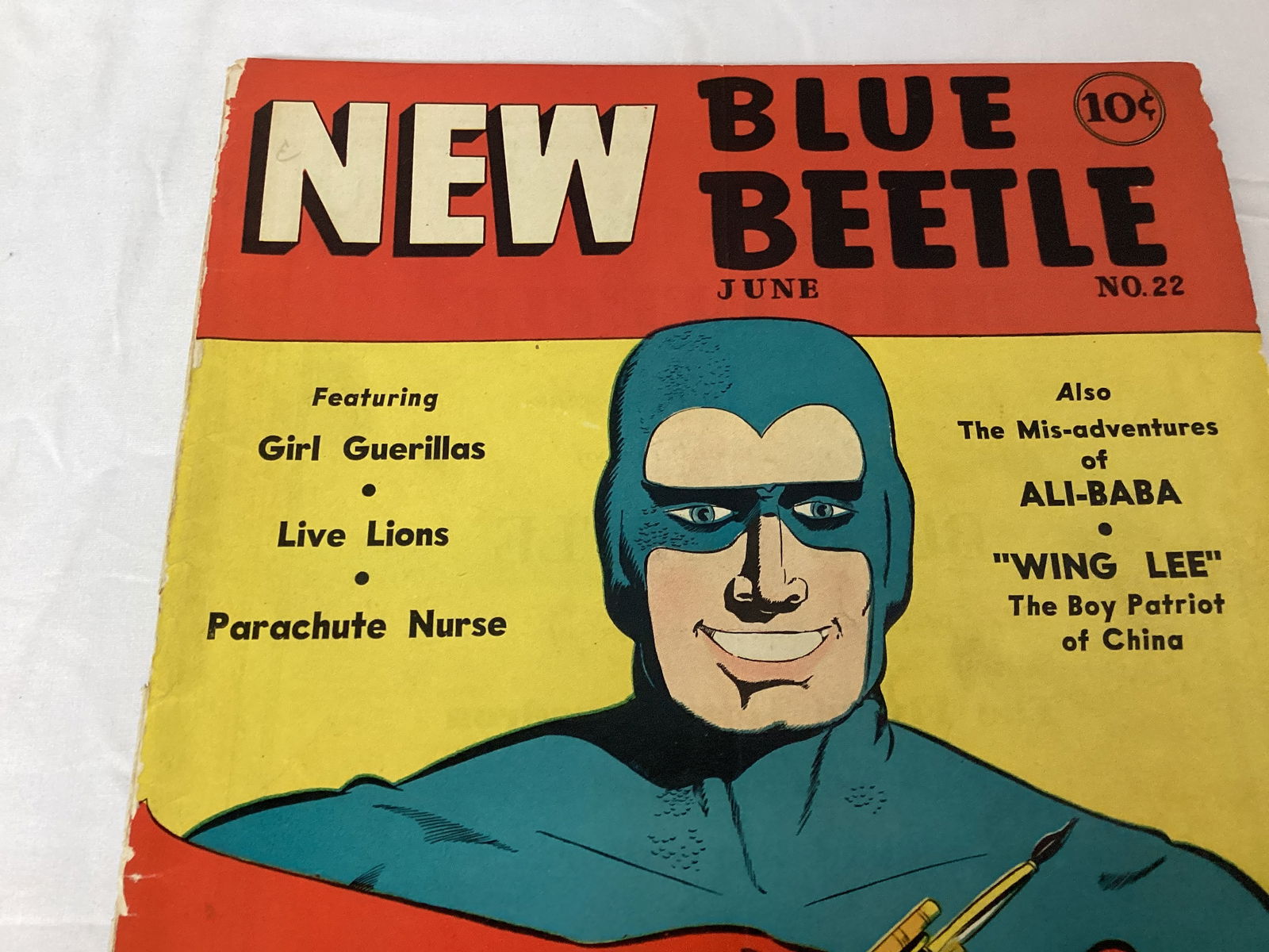 New Blue Beetle 22 Fox Comic Book - 2