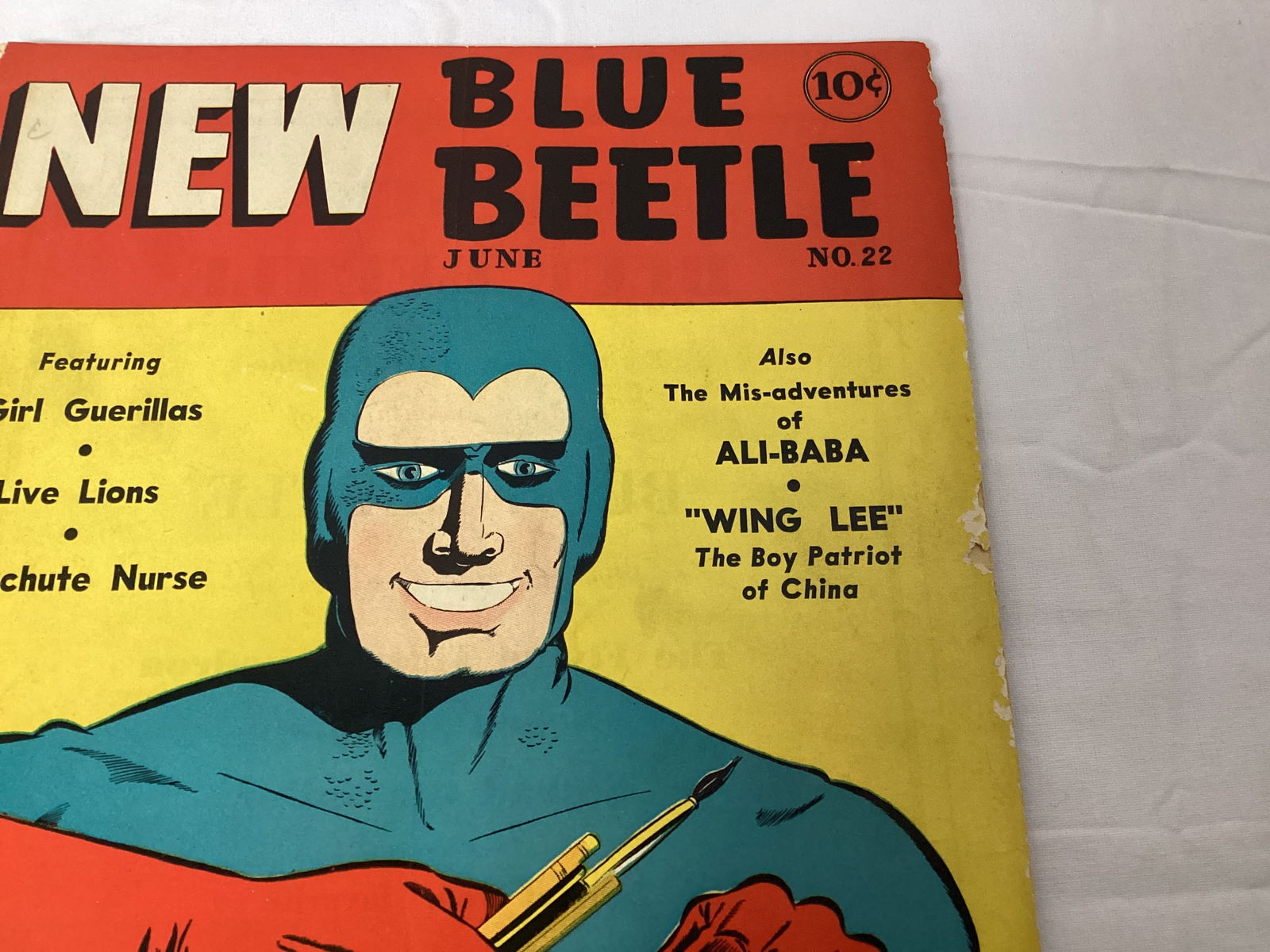 New Blue Beetle 22 Fox Comic Book - 3