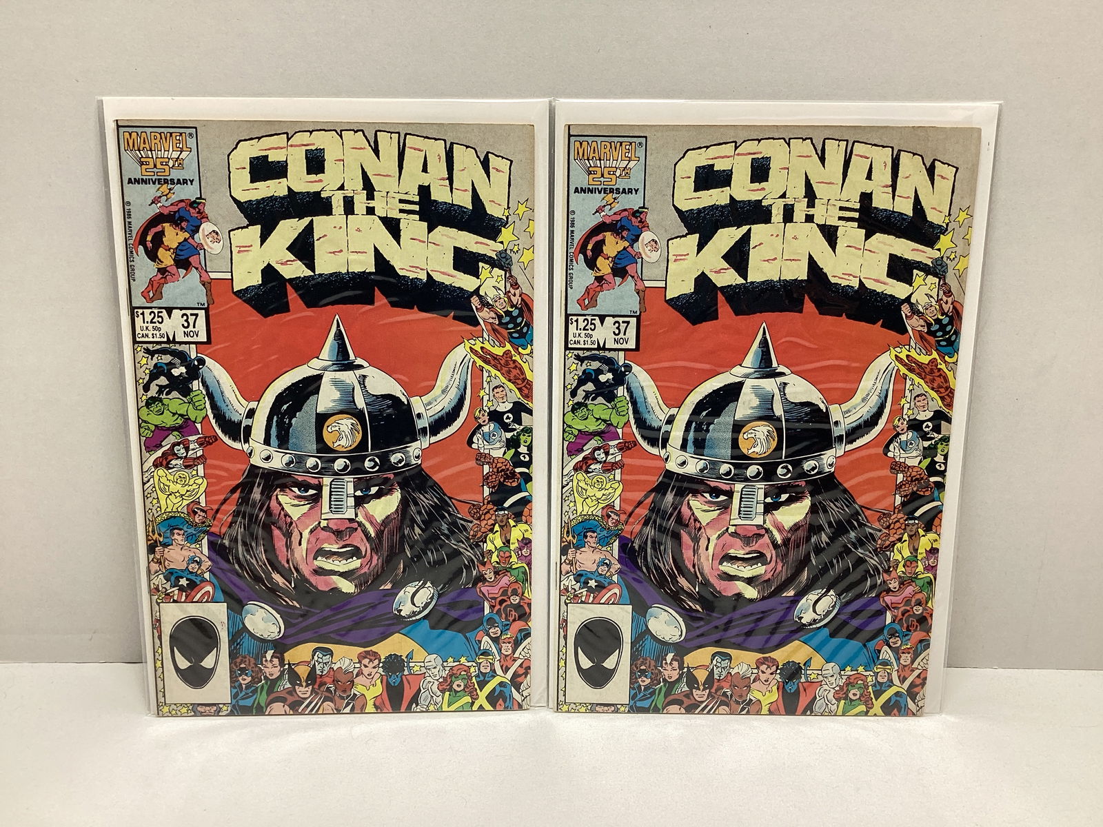 Two Conan the King 37 Marvel Comic Books (1 of 5)