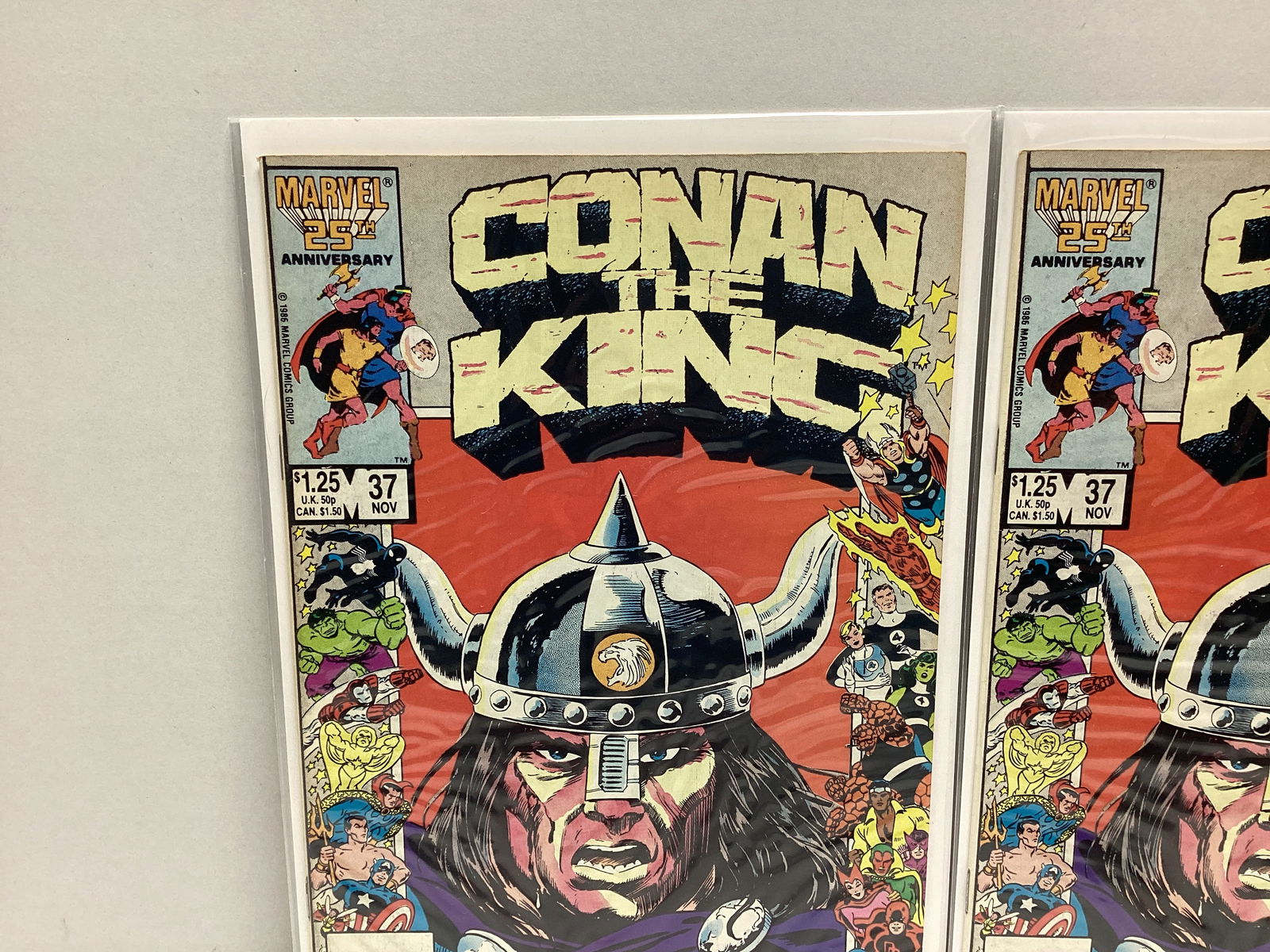 Two Conan the King 37 Marvel Comic Books - 2