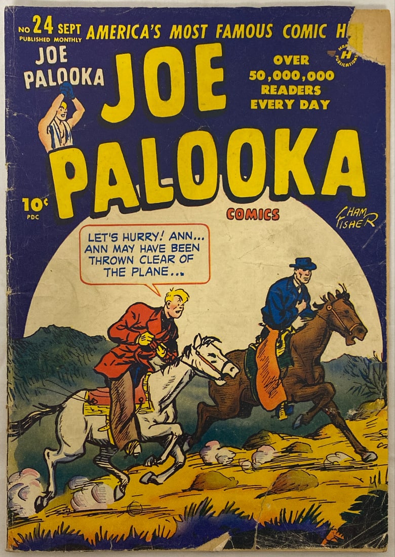 Joe Palooka Comics 24 Harvey Comic Book (1 of 8)