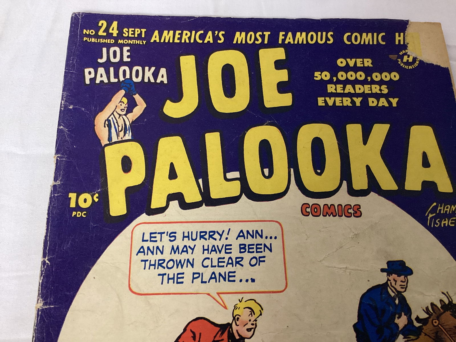 Joe Palooka Comics 24 Harvey Comic Book - 2