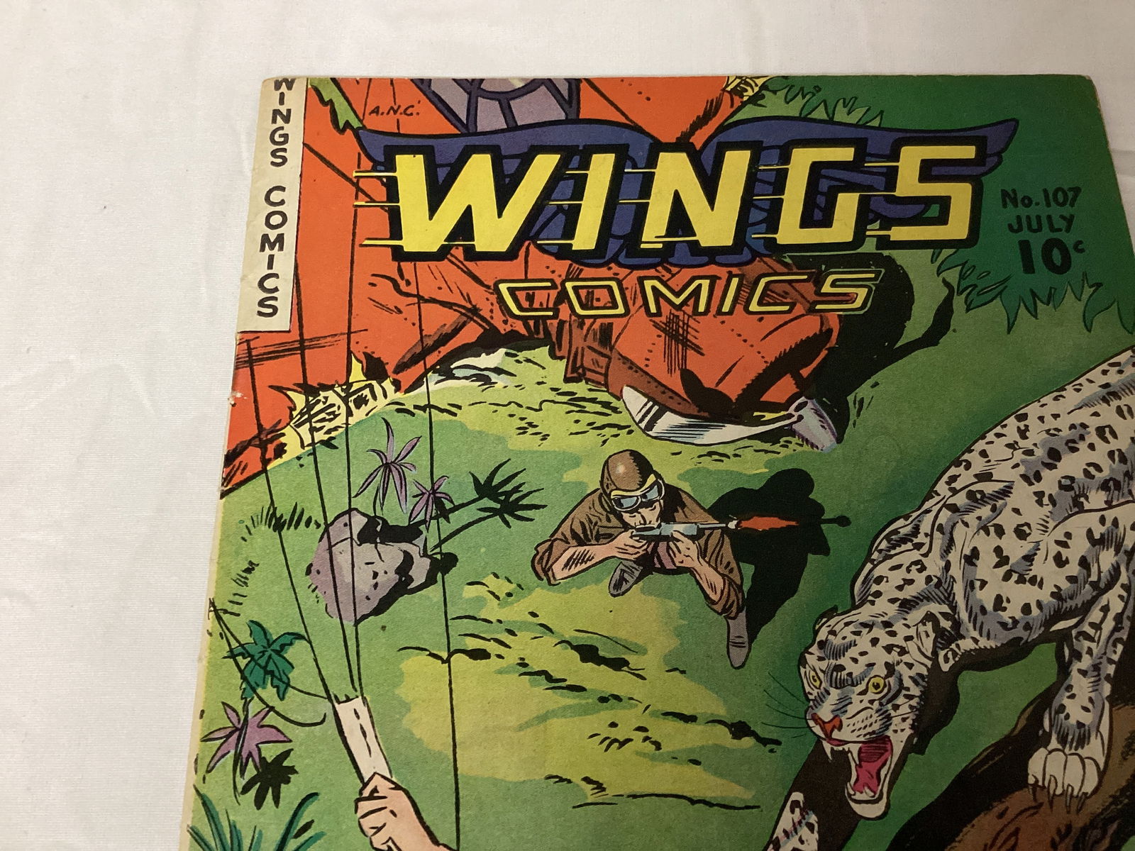 Wings Comics 107 Fiction House Comic Book - 2