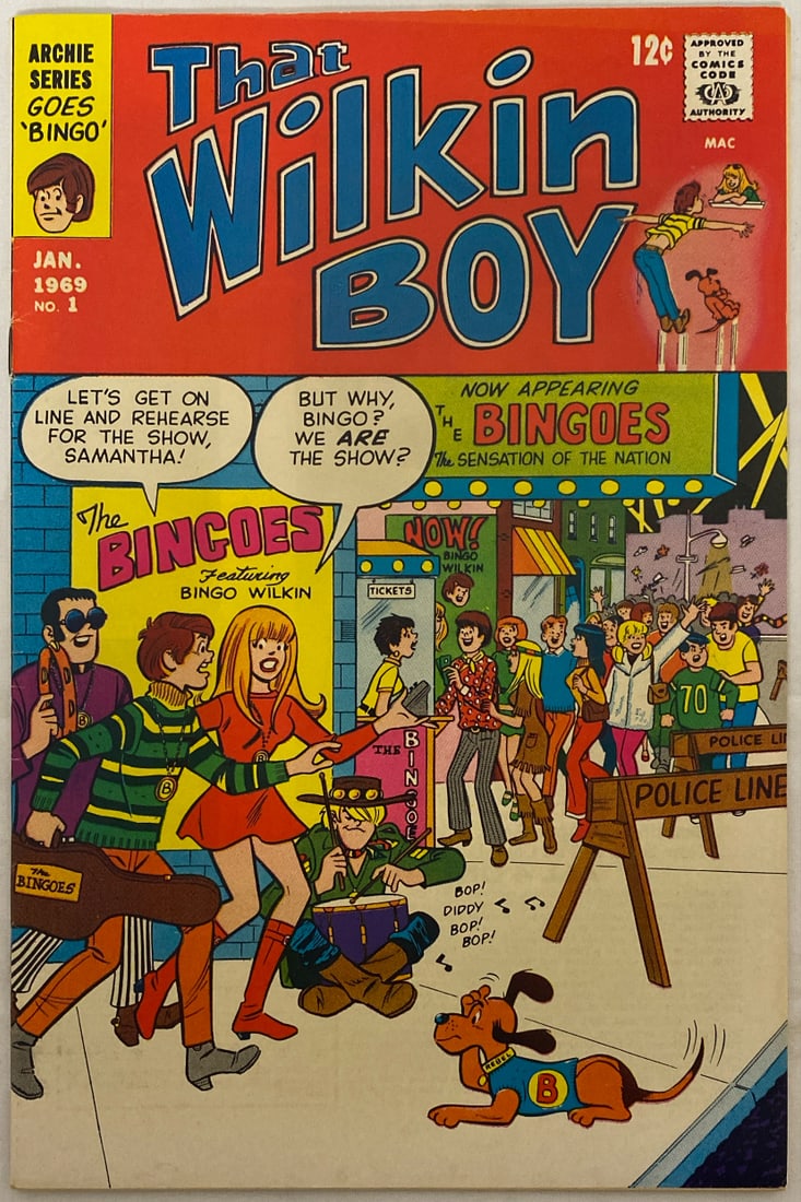 That Wilkin Boy 1 Archie Comic Book: 1969, Please preview and see all photos for condition 